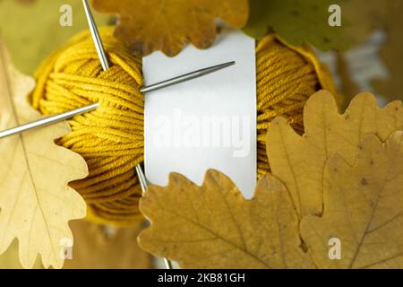 multi-colored threads for knitting, Selection of colorful woolen yarn. Yarn for knitting winter clothes with your own hands. High quality photo Stockfoto