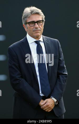 Der Generaldirektor des Ryder Cup 2022 Gian Paolo Montali während der Stationszeremonie der Golf Italian Open in Rom, Italien, am 13. Oktober 2019 (Foto: Matteo Ciambelli/NurPhoto) Stockfoto