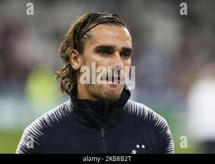 Antonie Grezmann während des Fußball-Qualifikationsspiels der Gruppe H der Euro 2020 zwischen Frankreich und der Türkei im Stade de France in Saint-Denis, außerhalb von Paris, am 14. Oktober 2019. (Foto von Elyxandro Cegarra/NurPhoto) Stockfoto