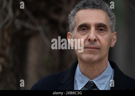 Rom, ITALIEN - Oktober 15 2019 der Schauspieler und Regisseur John Turturro nimmt an der Filmfotozelle "Jesus Rolls" im Casa Del Cinema in Rom Teil. (Foto von Luca Carlino/NurPhoto) Stockfoto