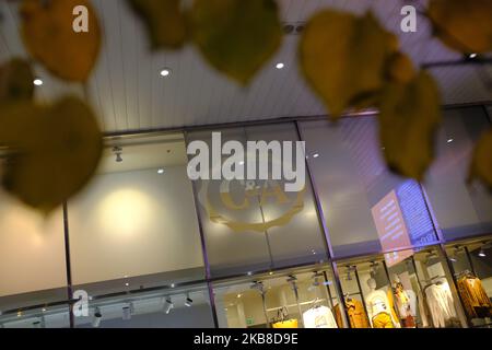 Am 16. Oktober 2019 werden im Zentrum von Warschau, Polen, ein C und Ein Geschäft gesehen. (Foto von Jaap Arriens/NurPhoto) Stockfoto