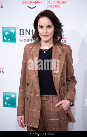 Michelle Dockery nimmt an der Fotoserie ''Downton Abbey'' Teil, die während des Rom Film Festivals 14. am 19. Oktober 2019 in Rom, Italien, gezeigt wurde. (Foto von Mauro Fagiani/NurPhoto) Stockfoto