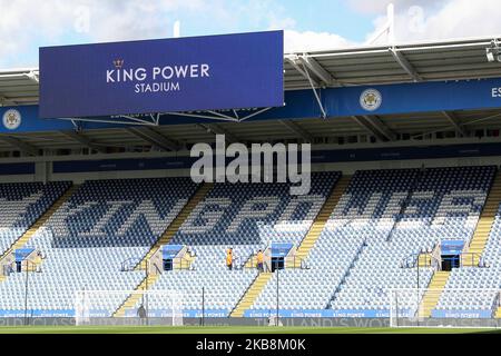 Leicester City gegen Burnley im King Power Stadium, Leicester am Samstag, den 19.. Oktober 2019. (Foto von John Cripps/MI News/NurPhoto) Stockfoto