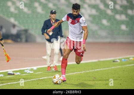 Ramin Rezaeian von al Shahaniya während des Spiels der QNB Stars League gegen Al Ahli am 19 2019. Oktober im Hamad bin Khalifa Stadium, Doha, Katar. (Foto von Simon Holmes/NurPhoto) Stockfoto