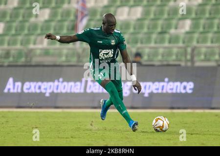 Al Ahlis Mohamed Diamé während des Spiels der QNB Stars League gegen Al Shahaniya am 19 2019. Oktober im Hamad bin Khalifa Stadium, Doha, Katar. (Foto von Simon Holmes/NurPhoto) Stockfoto