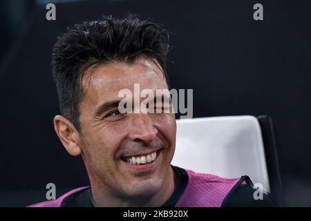 Gianluigi Buffon von Juventus während des UEFA Champions League-Gruppenbühnentauches zwischen Juventus und Lokomotiv Moskau am 22. Oktober 2019 im Juventus-Stadion, Turin, Italien. (Foto von Giuseppe Maffia/NurPhoto) Stockfoto