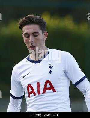 Luis Binks von Tottenham Hotspur während der UAFA Youth League zwischen Tottenham Hotspur und Crvena zvezda ( Red Star Belgrade) am 22. Oktober 2019 auf dem Hotspur Way, Enfield, England. (Foto von Action Foto Sport/NurPhoto) Stockfoto