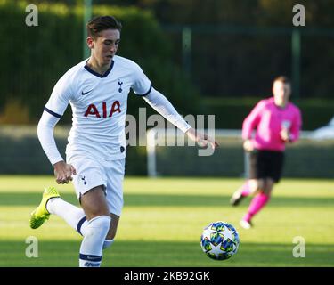 Luis Binks von Tottenham Hotspur während der UAFA Youth League zwischen Tottenham Hotspur und Crvena zvezda ( Red Star Belgrade) am 22. Oktober 2019 auf dem Hotspur Way, Enfield, England. (Foto von Action Foto Sport/NurPhoto) Stockfoto