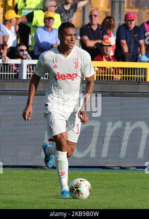 Danilo vom FC Juventus während des Spiels der Serie A zwischen uns Lecce und dem FC Juventus am 26. oktober 2019 im Stadion „Via del Mare“ in Lecce, Italien (Foto von Gabriele Maricchiolo/NurPhoto) Stockfoto