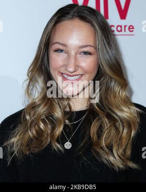 CULVER CITY, LOS ANGELES, KALIFORNIEN, USA - 27. OKTOBER: Die Schauspielerin Ava Michelle kommt beim jährlichen A Time for Heroes Family Festival 30. der Elizabeth Glaser Pediatric AIDS Foundation an, das am 27. Oktober 2019 in den Smashbox Studios in Culver City, Los Angeles, Kalifornien, USA, stattfand. (Foto von Xavier Collin/Image Press Agency/NurPhoto) Stockfoto