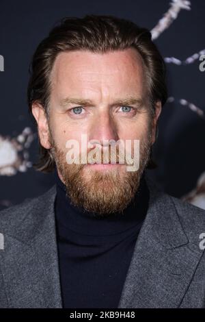 WESTWOOD, LOS ANGELES, KALIFORNIEN, USA - 29. OKTOBER: Schauspieler Ewan McGregor kommt zur Los Angeles-Premiere von Warner Bros. Picturs' 'Doctor Sleep', die am 29. Oktober 2019 im Westwood Regency Theatre in Westwood, Los Angeles, Kalifornien, USA, stattfand. (Foto von David Acosta/Image Press Agency/NurPhoto) Stockfoto