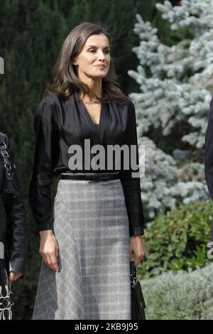 Königin Letizia von Spanien nimmt am 30. Oktober 2019 an der IESE Business School in Madrid, Spanien, am „International Friendship Award“ Teil. (Foto von Oscar Gonzalez/NurPhoto) Stockfoto