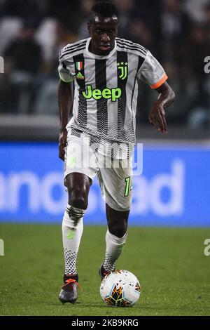 Juventus Mittelfeldspieler Blaise Matuidi (14) in Aktion während des Fußballspiels der Serie A n.10 JUVENTUS - GENUA am 30. Oktober 2019 im Allianz Stadium in Turin, Piemont, Italien. Endergebnis: Juventus-Genua 2-1. (Foto von Matteo Bottanelli/NurPhoto) Stockfoto