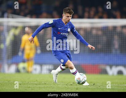 Chelsea's Mason Mount während der vierten Runde des Carabao Cup zwischen Chelsea und Manchester United im Stanford Bridge Stadium, London, England, am 30. Oktober 2019 (Foto by Action Foto Sport/NurPhoto) Stockfoto