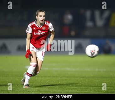 Vivianne Miedema von Arsenal während der UEFA Women's Champions League des Spiels 16 Leg 2 zwischen Arsenal Women und Slavia Praha Women im Meadow Park Stadium am 31. Oktober 2019 in Borehamwood, England (Foto by Action Foto Sport/NurPhoto) Stockfoto