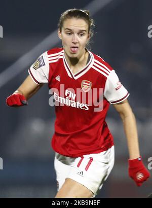 Vivianne Miedema von Arsenal während der UEFA Women's Champions League des Spiels 16 Leg 2 zwischen Arsenal Women und Slavia Praha Women im Meadow Park Stadium am 31. Oktober 2019 in Borehamwood, England (Foto by Action Foto Sport/NurPhoto) Stockfoto