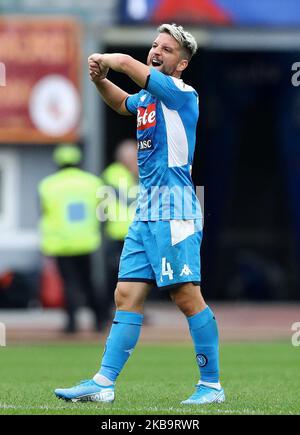 Nachspiel von Dries Mertens of Napoli während des Serie-A-Spiels ALS Roma gegen SSC Napoli im Olimpico-Stadion in Rom, Italien am 2. November 2019 (Foto: Matteo Ciambelli/NurPhoto) Stockfoto