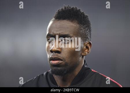 Juventus Mittelfeldspieler Blaise Matuidi (14) schaut während des Serie A Fußballspiels Nr.11 TURIN - JUVENTUS am 02. November 2019 im Stadio Olimpico Grande Torino in Turin, Piemont, Italien. Endergebnis: Torino-Juventus 0-1. (Foto von Matteo Bottanelli/NurPhoto) Stockfoto