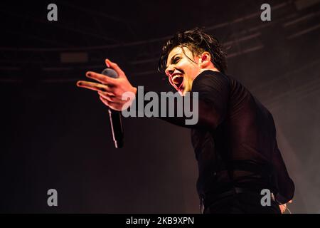 Der englische Sänger, Songwriter und Musiker Yungblud, richtiger Name Dominic Richard Harrison, tritt am 02. November 2019 in Mailand, Italien, live bei Fabrique auf. (Foto von Mairo Cinquetti/NurPhoto) Stockfoto