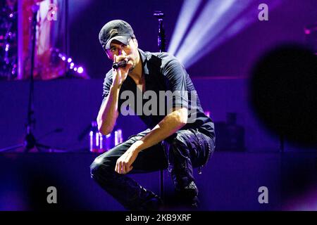 Der spanische Sänger und Songwriter Enrique Iglesias tritt am 2.. november 2019 im Mediolanum Forum in Assago Mailand, Italien, live auf. (Foto von Roberto Finizio/NurPhoto) Stockfoto