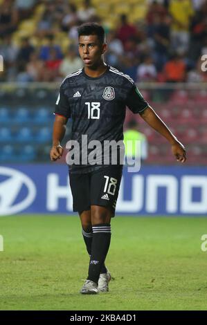 Efrain Alvarez aus Mexiko während des FIFA U-17 World Cup Brazil 2019 Gruppe F-Spiels zwischen Mexiko und den Salomonen im Estadio Kleber Andrade am 03. November 2019 in Vitoria, Brasilien. (Foto von Gilson Borba/NurPhoto) Stockfoto