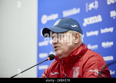 Javier Aguirre während seiner offiziellen Präsentation als neuer Manager von CD Leganes bei Instalacion Deportiva Butarque in Leganes, Spanien. 05. November 2019. (Foto von A. Ware/NurPhoto) Stockfoto