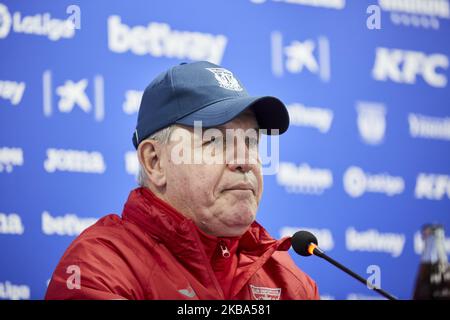 Javier Aguirre während seiner offiziellen Präsentation als neuer Manager von CD Leganes bei Instalacion Deportiva Butarque in Leganes, Spanien. 05. November 2019. (Foto von A. Ware/NurPhoto) Stockfoto