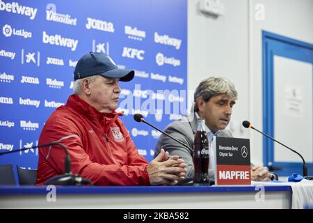 Javier Aguirre während seiner offiziellen Präsentation als neuer Manager von CD Leganes bei Instalacion Deportiva Butarque in Leganes, Spanien. 05. November 2019. (Foto von A. Ware/NurPhoto) Stockfoto