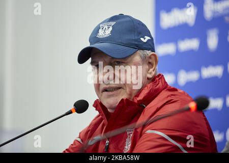 Javier Aguirre während seiner offiziellen Präsentation als neuer Manager von CD Leganes bei Instalacion Deportiva Butarque in Leganes, Spanien. 05. November 2019. (Foto von A. Ware/NurPhoto) Stockfoto