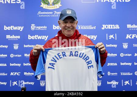 Javier Aguirre während seiner offiziellen Präsentation als neuer Manager von CD Leganes bei Instalacion Deportiva Butarque in Leganes, Spanien. 05. November 2019. (Foto von A. Ware/NurPhoto) Stockfoto