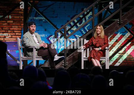 Josh luber spricht am 3. Tag des Web Summit 2019 in Lissabon, Portugal, am 6. November 2019 (Foto: Rita Franca/NurPhoto) Stockfoto