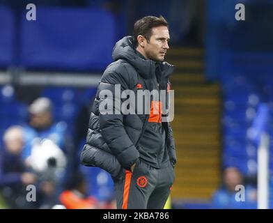 Chelsea-Manager Frank Lampard während der Champion League Group H zwischen Chelsea und Alax im Stanford Bridge Stadium, London, England, am 05. November 2019 (Foto by Action Foto Sport/NurPhoto) Stockfoto
