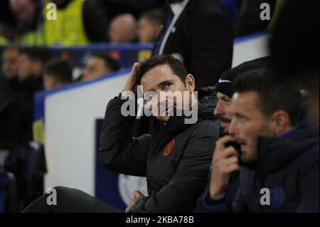 Chelsea-Manager Frank Lampard während der Champion League Group H zwischen Chelsea und Alax im Stanford Bridge Stadium, London, England, am 05. November 2019 (Foto by Action Foto Sport/NurPhoto) Stockfoto
