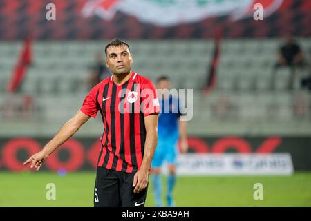 Gabriel Mercado von al Rayyan während ihres Spiels der QNB Stars League gegen Al Shahania im Abdullah bin Khalifa-Stadion in Doha, Katar, am 7. November 2019. (Foto von Simon Holmes/NurPhoto) Stockfoto