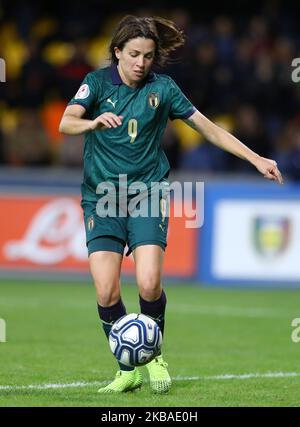 Daniela Sabatino aus Italien während des UEFA Euro 2021 Qualifiers-Spiels der Damen gegen Georgien am 8. November 2019 im Vigorito-Stadion in Benevento, Italien (Foto: Matteo Ciambelli/NurPhoto) Stockfoto