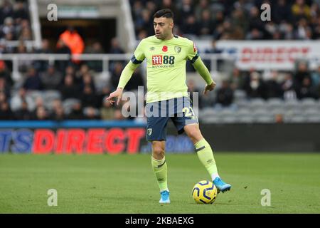 Bournemouth's Diego Rico während des Premier League-Spiels zwischen Newcastle United und Bournemouth im St. James's Park, Newcastle am Samstag, den 9.. November 2019. (Foto von Steven Hadlow/MI News/NurPhoto) Stockfoto