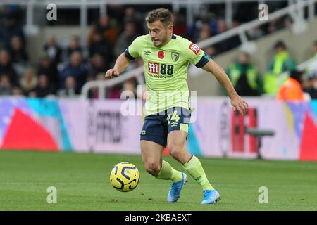 Bournemouth's Ryan Fraser während des Premier League-Spiels zwischen Newcastle United und Bournemouth im St. James's Park, Newcastle am Samstag, 9.. November 2019. (Foto von Steven Hadlow/MI News/NurPhoto) Stockfoto