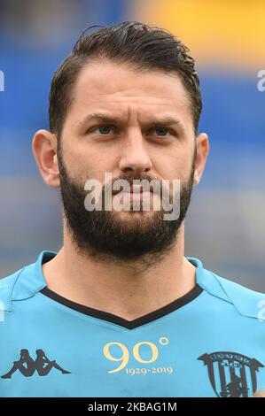 Oliver Kragl von Benevento Calcio beim Spiel der Serie B zwischen Juve Stabia und Benevento Calcio im Stadio Romeo Menti Castellammare di Stabia Italien am 9. November 2019. (Foto von Franco Romano/NurPhoto) Stockfoto