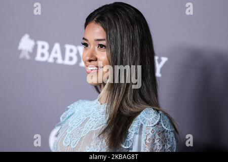 CULVER CITY, LOS ANGELES, KALIFORNIEN, USA - 09. NOVEMBER: Die Schauspielerin Gina Rodriguez im Zuhair Mirad-Kleid kommt zur Gala 2019 Baby2Baby, die am 9. November 2019 um 3Labs Uhr in Culver City, Los Angeles, Kalifornien, USA, stattfand. (Foto von Xavier Collin/Image Press Agency/NurPhoto) Stockfoto