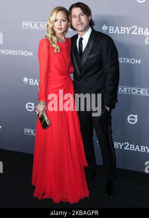 CULVER CITY, LOS ANGELES, KALIFORNIEN, USA - 09. NOVEMBER: Die Designerin Rachel Zoe und ihr Mann Rodger Berman kommen zur Gala 2019 Baby2Baby, die am 9. November 2019 um 3Labs Uhr in Culver City, Los Angeles, Kalifornien, USA, stattfindet. (Foto von Xavier Collin/Image Press Agency/NurPhoto) Stockfoto