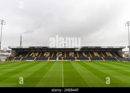 Gesamtansicht von Meadow Lane, Heimat von Notts County während des Vanarama National League-Spiels zwischen Notts County und Barrow in Meadow Lane, Nottingham am Samstag, 16.. November 2019. (Foto von Jon Hobley/ MI News/NurPhoto) Stockfoto