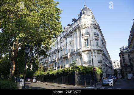 Jeffrey Epsteins Wohnung in Paris, Frankreich Stockfoto