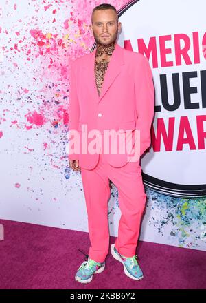 HOLLYWOOD, LOS ANGELES, KALIFORNIEN, USA - 18. NOVEMBER: August Getty kommt zu den jährlichen American Influencer Awards 2. 2019, die am 18. November 2019 im Dolby Theater in Hollywood, Los Angeles, Kalifornien, USA, verliehen werden. (Foto von Xavier Collin/Image Press Agency/NurPhoto) Stockfoto