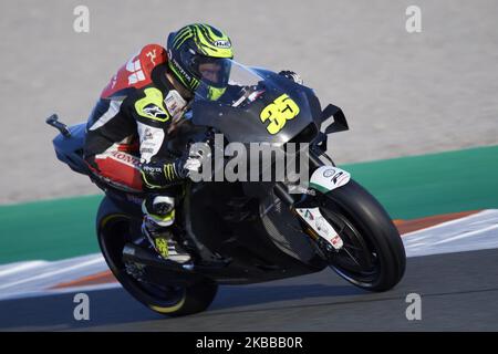 CAL Crutchlow (35) aus England und LCR Honda Castrol beim Test der neuen MotoGP-Saison 2020 auf dem Ricardo Tormo Circuit am 19. November 2019 in Valencia, Spanien. (Foto von Jose Breton/Pics Action/NurPhoto) Stockfoto