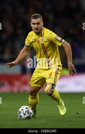 George Puscas (Reading FC) aus Rumänien während der Qualifikation zur UEFA Euro 2020 zwischen Spanien und Rumänien am 18. November 2019 in Madrid, Spanien. (Foto von Jose Breton/Pics Action/NurPhoto) Stockfoto