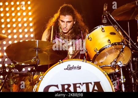 Danny Wagner von Greta Van Fleet tritt am 24. November 2019 in Mailand, Italien, live im Alcatraz auf. (Foto von Mairo Cinquetti/NurPhoto) Stockfoto