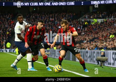 Bournemouth's Mittelfeldspieler Ryan Fraser während des Barclays Premier League-Spiels zwischen Tottenham Hotspur und Bournemouth im Tottenham Hotspur Stadium, London, England. Am 30.. November 2019. (Foto von AFS/Espa-Images/ Action Foto Sport/NurPhoto) Stockfoto