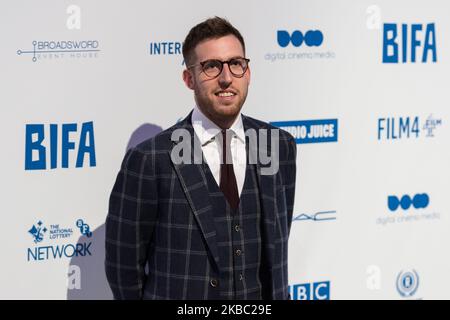 Finn Bruce nimmt am 01. Dezember 22. an den British Independent Film Awards (Bifas) in Old Billingsgate in 2019 London, England, Teil. (Foto von Wiktor Szymanowicz/NurPhoto) Stockfoto