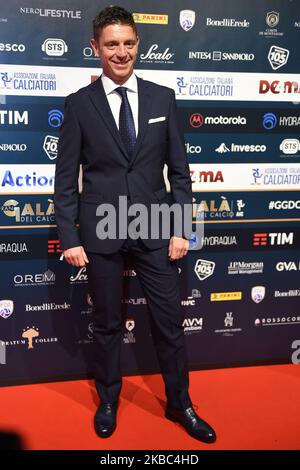 Italienischer Schiedsrichter Gianluca Rocchi der Serie A auf rotem Karper der Gran Gala del Calcio AIC, eine jährliche Veranstaltung, die die besten Spieler der Serie A Tim belohnt, die auf dem Megawatt Court in Mailand, Italien statt (Foto von Andrea Diodato/NurPhoto) Stockfoto