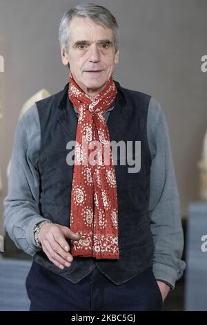 Der Schauspieler Jeremy Irons nimmt am 04. Dezember 2019 an der Fotoausstellung „Pintores y Reyes del Prado“ im El Prado Museum in Madrid, Spanien, Teil. (Foto von Oscar Gonzalez/NurPhoto) Stockfoto